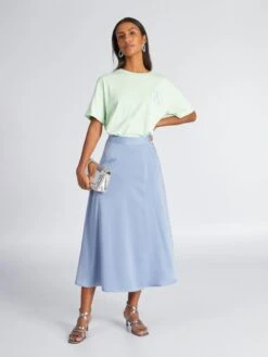 Camiseta De Punto Con Bordado - VERDE -Zalaris Tienda camiseta de punto con bordado verde avz54 2 frb6