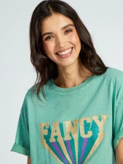 Camiseta De Punto Con Estampado - FANFARRONERÍA -Zalaris Tienda camiseta de punto con estampado fanfarroneria arf03 4 frb6