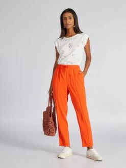 Camiseta De Punto De Canalé Con Calados - BEIGE -Zalaris Tienda camiseta de punto de canale con calados beige asa79 1 frb4