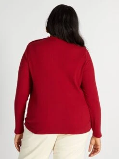 Camiseta De Punto De Canalé - RUIBARBO -Zalaris Tienda camiseta de punto de canale ruibarbo aod44 3 frb3