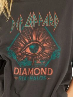 Camiseta De Punto 'Def Leppard' - Negro -Zalaris Tienda camiseta de punto def leppard negro aet38 1 frb4