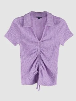 Camiseta De Punto Gofrado - PURPURA -Zalaris Tienda camiseta de punto gofrado purpura alz95 2 frb3