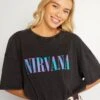 Camiseta De Punto 'Nirvana' - Negro -Zalaris Tienda camiseta de punto nirvana negro aod23 1 frb1