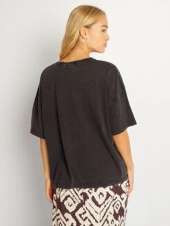 Camiseta De Punto 'Nirvana' - Negro -Zalaris Tienda camiseta de punto nirvana negro aod23 1 frb4