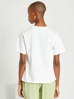 Camiseta De Punto 'Wonder Woman' - Blanco -Zalaris Tienda camiseta de punto wonder woman blanco abb30 1 frb4