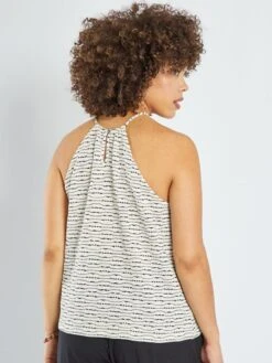 Camiseta De Tirantes Con Sisas Americanas - Blanco -Zalaris Tienda camiseta de tirantes con sisas americanas blanco asr85 1 frb4