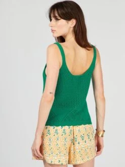 Camiseta De Tirantes De Croché - VERDE -Zalaris Tienda camiseta de tirantes de croche verde ajd71 1 frb4