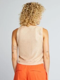 Camiseta De Tirantes De Ganchillo - AS DE ORO -Zalaris Tienda camiseta de tirantes de ganchillo as de oro azz80 1 frb3