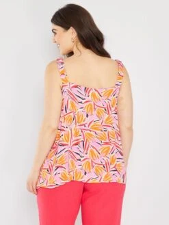 Camiseta De Tirantes Estampada 'Only' - ROSA -Zalaris Tienda camiseta de tirantes estampada only rosa amd98 2 frb4