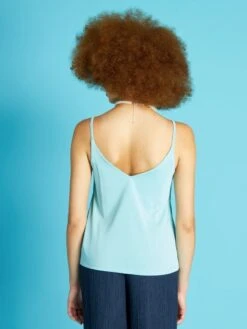 Camiseta De Tirantes Finos - TURQUESA -Zalaris Tienda camiseta de tirantes finos turquesa avy01 2 frb4