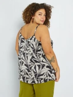 Camiseta De Tirantes Satinada - NEGRO -Zalaris Tienda camiseta de tirantes satinada negro adz95 4 frb5