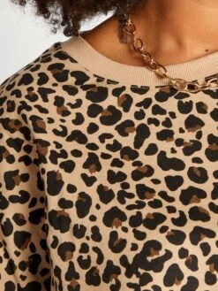 Camiseta Estampada Con Cuello Redondo - BEIGE -Zalaris Tienda camiseta estampada con cuello redondo beige ajy43 2 frb4