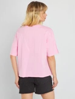 Camiseta Estampada 'Machine Gun Kelly' - ROSA -Zalaris Tienda camiseta estampada machine gun kelly rosa aiu05 1 frb3