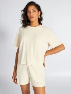 Camiseta Lisa De Manga Corta - CONCHA DE ARENA1 -Zalaris Tienda camiseta lisa de manga corta concha de arena1 avx45 2 frb4