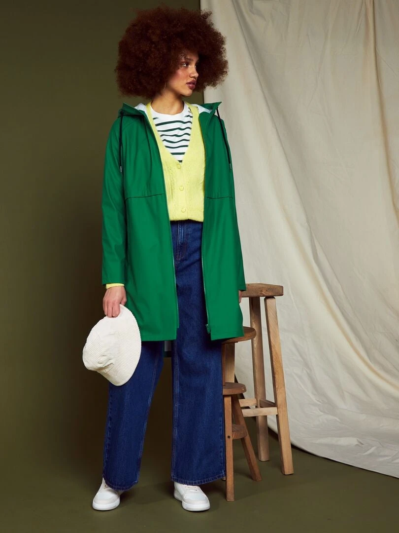 Camiseta Marinera De Punto - Blanco Verde 4 Camiseta Marinera De Punto - Blanco Verde - Imagen 2