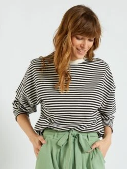 Camiseta Marinera De Punto - Negro