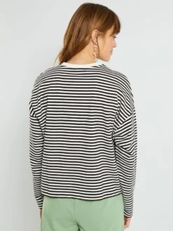 Camiseta Marinera De Punto - Negro -Zalaris Tienda camiseta marinera de punto negro aqg38 2 frb3