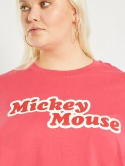 Camiseta 'Mickey' - ROSA -Zalaris Tienda camiseta mickey rosa zo501 3 frb3