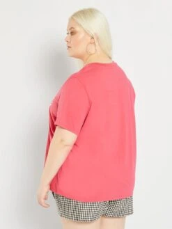 Camiseta 'Mickey' - ROSA -Zalaris Tienda camiseta mickey rosa zo501 3 frb4