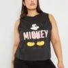 Camiseta 'Mickey' Sin Mangas - NEGRO 2 Camiseta 'Mickey' Sin Mangas - NEGRO -Zalaris Tienda camiseta mickey sin mangas negro zr796 1 frb1