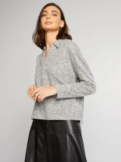 Camiseta Polo De Punto Suave - L_GRIS -Zalaris Tienda camiseta polo de punto suave lgris anc81 1 frb3