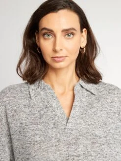 Camiseta Polo De Punto Suave - L_GRIS -Zalaris Tienda camiseta polo de punto suave lgris anc81 1 frb5