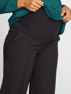 Camiseta Premamá De Corte Recto - Negro -Zalaris Tienda camiseta premama de corte recto negro ajo84 1 frb4