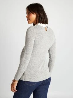 Camiseta Premamá - GRIS -Zalaris Tienda camiseta premama gris akv33 2 frb4