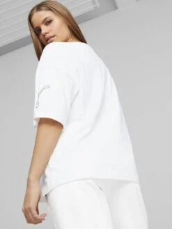 Camiseta 'Puma' Con Cuello Redondo - BLANCO -Zalaris Tienda camiseta puma con cuello redondo blanco amt17 1 frb3