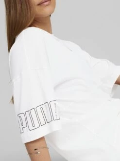 Camiseta 'Puma' Con Cuello Redondo - BLANCO -Zalaris Tienda camiseta puma con cuello redondo blanco amt17 1 frb5