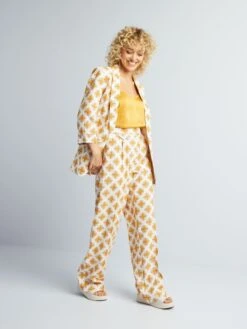 Camiseta Satinada De Tirantes - AMARILLO -Zalaris Tienda camiseta satinada de tirantes amarillo ajl13 1 frb2