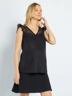 Camiseta Sin Mangas De Ceremonia - Negro -Zalaris Tienda camiseta sin mangas de ceremonia negro zn969 3 frb5