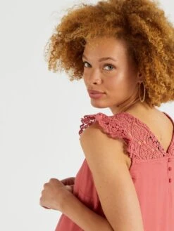 Camiseta Sin Mangas De Ceremonia - Rojo Polvo -Zalaris Tienda camiseta sin mangas de ceremonia rojo polvo zn969 4 frb3