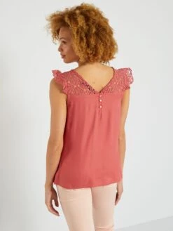 Camiseta Sin Mangas De Ceremonia - Rojo Polvo -Zalaris Tienda camiseta sin mangas de ceremonia rojo polvo zn969 4 frb4