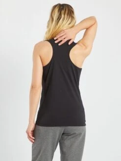 Camiseta Sin Mangas De Deporte De Punto - Negro -Zalaris Tienda camiseta sin mangas de deporte de punto negro alb31 3 frb3