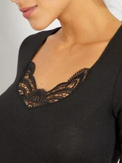 Camiseta Thermolactyl 'Damart' - Calor 3 - Negro -Zalaris Tienda camiseta thermolactyl damart calor 3 negro zi140 1 frb4