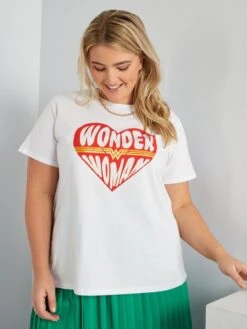 Camiseta 'Wonder Woman' - Blanco -Zalaris Tienda camiseta wonder woman blanco abb31 1 frb3