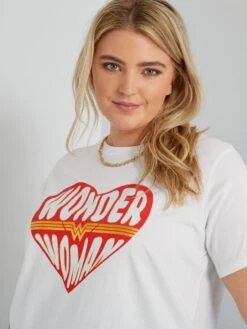 Camiseta 'Wonder Woman' - Blanco -Zalaris Tienda camiseta wonder woman blanco abb31 1 frb4