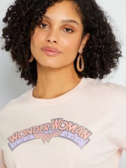 Camiseta 'Wonder Woman' - ROSA -Zalaris Tienda camiseta wonder woman rosa zq338 1 frb3