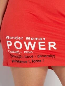 Camisón De Algodón - Rojo -Zalaris Tienda camison de algodon rojo zs744 1 frb4