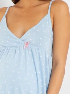 Camisón De Punto Estampado - BEIGE -Zalaris Tienda camison de punto estampado beige ajl19 2 frb3