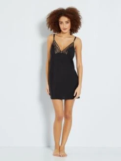 Camisón 'Sans Complexe' - Negro -Zalaris Tienda camison sans complexe negro acr11 1 frb3