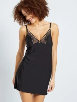 Camisón 'Sans Complexe' - Negro -Zalaris Tienda camison sans complexe negro acr11 1 frb4