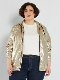 Cazadora Con Capucha - GRIS