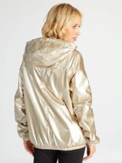 Cazadora Con Capucha Plateada - AMARILLO -Zalaris Tienda cazadora con capucha plateada amarillo adq31 1 frb3