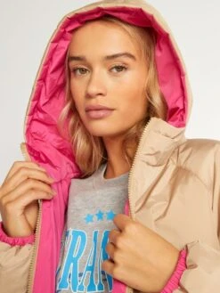 Cazadora Cortavientos Reversible - ROSA -Zalaris Tienda cazadora cortavientos reversible rosa adz86 2 frb6