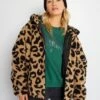 Cazadora De Borreguito Con Estampado De 'leopardo' - AOLEO -Zalaris Tienda cazadora de borreguito con estampado de leopardo aoleo anw94 1 frb1