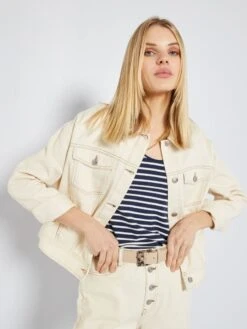 Cazadora Vaquera - Crudo