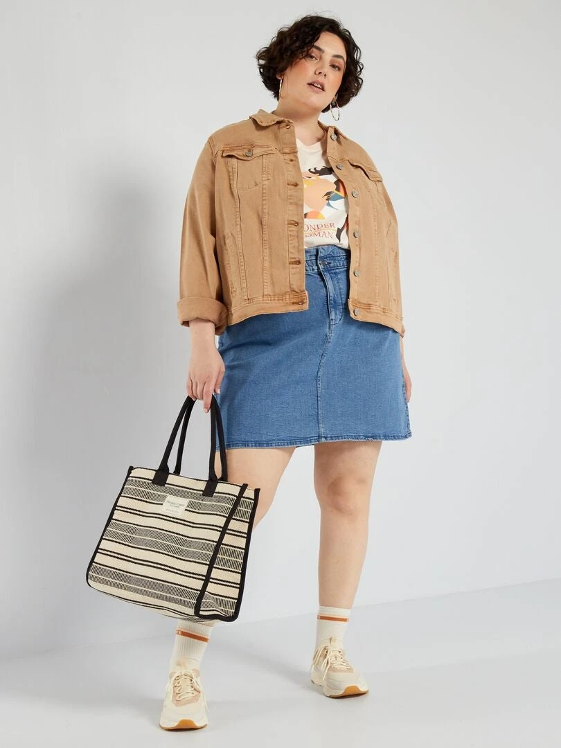 Cazadora Vaquera - MACARRÓN 4 Cazadora Vaquera - MACARRÓN - Imagen 2