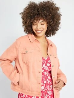 Cazadora Vaquera - NARANJA -Zalaris Tienda cazadora vaquera naranja zo290 3 frb3